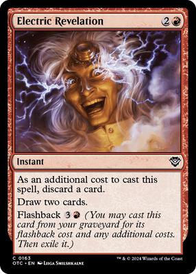 Electric Revelation card from Commander: Outlaws of Thunder Junction