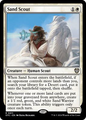 Sand Scout card from Commander: Outlaws of Thunder Junction