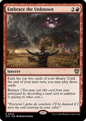 Embrace the Unknown card from Commander: Outlaws of Thunder Junction