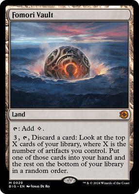 Fomori Vault card from Outlaws of Thunder Junction: The Big Score