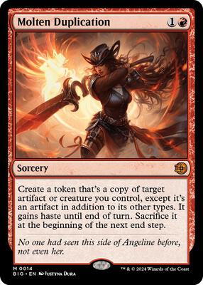 Molten Duplication card from Outlaws of Thunder Junction: The Big Score
