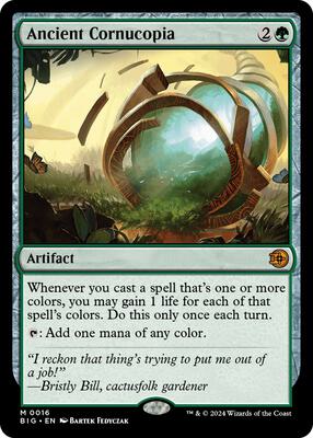 Ancient Cornucopia card from Outlaws of Thunder Junction: The Big Score