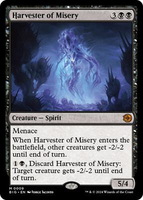 Harvester of Misery card from Outlaws of Thunder Junction: The Big Score