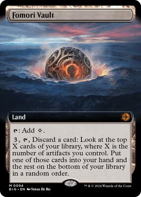 Fomori Vault (Extended Art) card from Outlaws of Thunder Junction: The Big Score