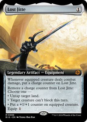 Lost Jitte (Extended Art) card from Outlaws of Thunder Junction: The Big Score