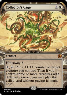 Collector's Cage (Showcase) card from Outlaws of Thunder Junction: The Big Score