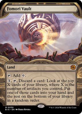 Fomori Vault (Showcase) card from Outlaws of Thunder Junction: The Big Score