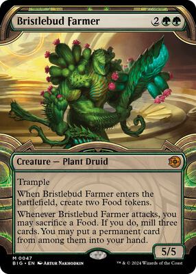 Bristlebud Farmer (Showcase) card from Outlaws of Thunder Junction: The Big Score
