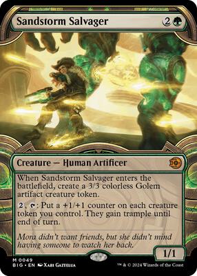 Sandstorm Salvager (Showcase) card from Outlaws of Thunder Junction: The Big Score