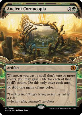 Ancient Cornucopia (Showcase) card from Outlaws of Thunder Junction: The Big Score