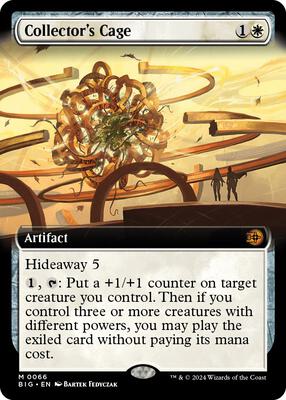 Collector's Cage (Extended Art) card from Outlaws of Thunder Junction: The Big Score