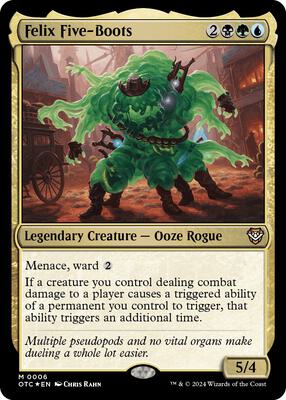 Felix Five-Boots card from Commander: Outlaws of Thunder Junction