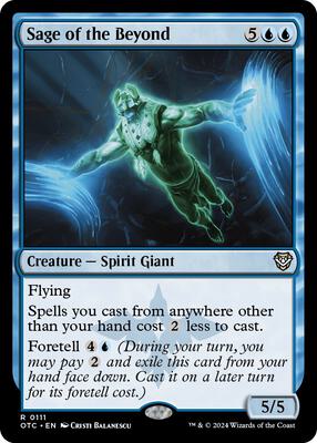 Sage of the Beyond card from Commander: Outlaws of Thunder Junction