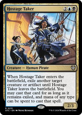 Hostage Taker card from Commander: Outlaws of Thunder Junction