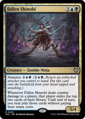 Fallen Shinobi card from Commander: Outlaws of Thunder Junction