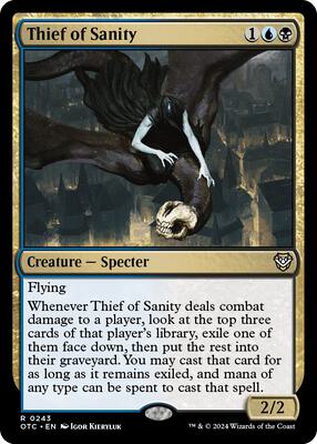 Thief of Sanity card from Commander: Outlaws of Thunder Junction