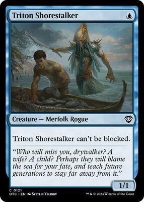 Triton Shorestalker card from Commander: Outlaws of Thunder Junction
