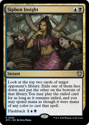 Siphon Insight card from Commander: Outlaws of Thunder Junction