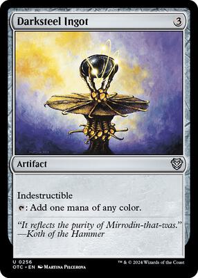 Darksteel Ingot card from Commander: Outlaws of Thunder Junction