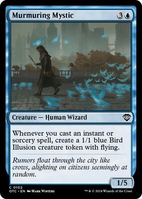 Murmuring Mystic card from Commander: Outlaws of Thunder Junction