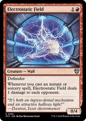 Electrostatic Field card from Commander: Outlaws of Thunder Junction