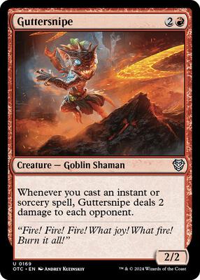 Guttersnipe card from Commander: Outlaws of Thunder Junction