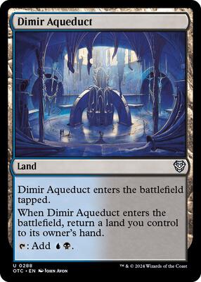 Dimir Aqueduct card from Commander: Outlaws of Thunder Junction