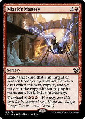 Mizzix's Mastery card from Commander: Outlaws of Thunder Junction