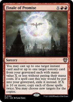 Finale of Promise card from Commander: Outlaws of Thunder Junction