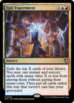Epic Experiment card from Commander: Outlaws of Thunder Junction