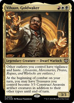 Vihaan, Goldwaker card from Commander: Outlaws of Thunder Junction