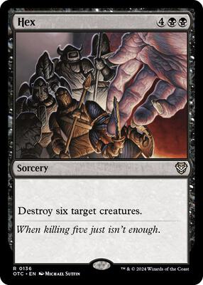 Hex card from Commander: Outlaws of Thunder Junction