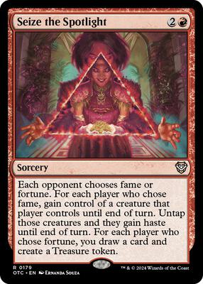 Seize the Spotlight card from Commander: Outlaws of Thunder Junction