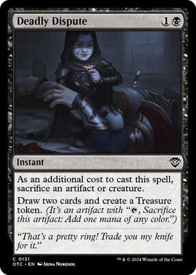 Deadly Dispute card from Commander: Outlaws of Thunder Junction