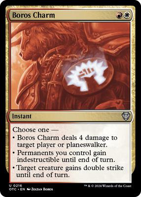Boros Charm card from Commander: Outlaws of Thunder Junction