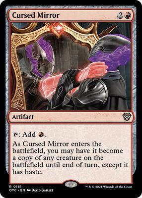 Cursed Mirror card from Commander: Outlaws of Thunder Junction
