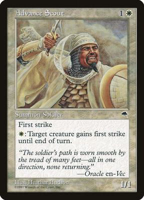 Advance Scout card from Tempest