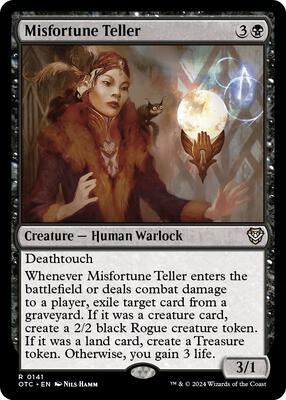 Misfortune Teller card from Commander: Outlaws of Thunder Junction