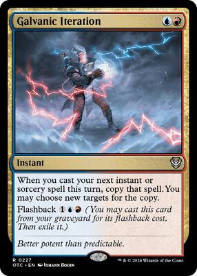 Galvanic Iteration card from Commander: Outlaws of Thunder Junction