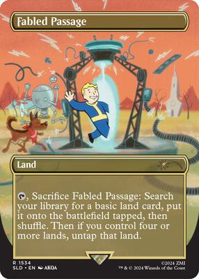 Fabled Passage (1534) card from Secret Lair Drop Series