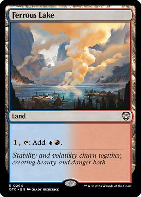 Ferrous Lake card from Commander: Outlaws of Thunder Junction