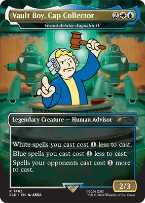Vault Boy, Cap Collector - Grand Arbiter Augustin IV card from Secret Lair Drop Series