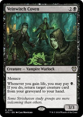 Veinwitch Coven card from Commander: Outlaws of Thunder Junction