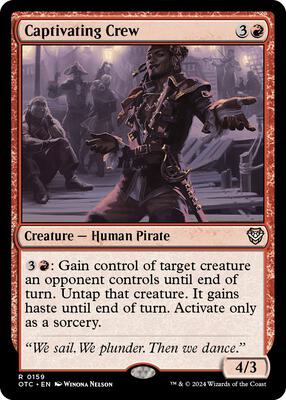 Captivating Crew card from Commander: Outlaws of Thunder Junction