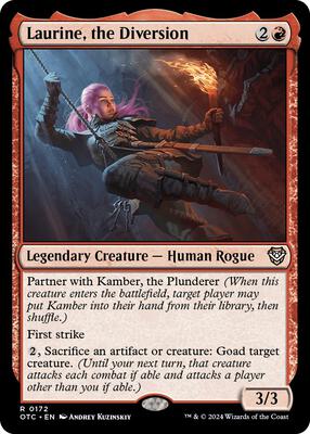 Laurine, the Diversion card from Commander: Outlaws of Thunder Junction