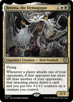 Breena, the Demagogue card from Commander: Outlaws of Thunder Junction