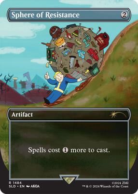 Sphere of Resistance card from Secret Lair Drop Series