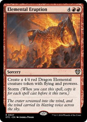 Elemental Eruption card from Commander: Outlaws of Thunder Junction
