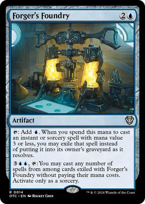 Forger's Foundry card from Commander: Outlaws of Thunder Junction