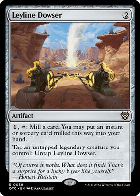 Leyline Dowser card from Commander: Outlaws of Thunder Junction